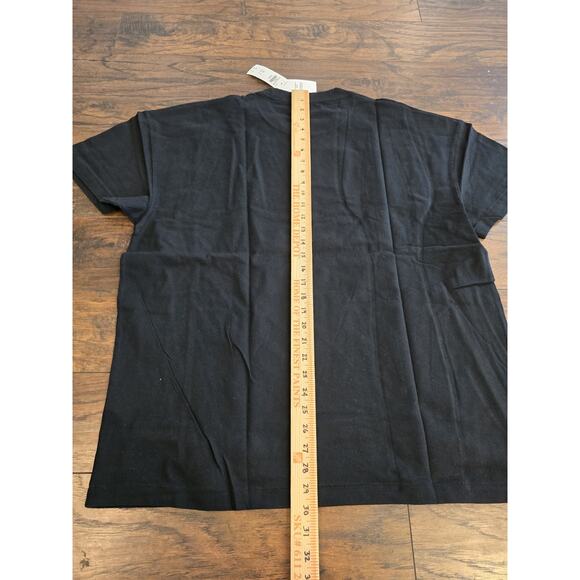 Abercrombie & Fitch T Shirt Mens Soft Essentials Relaxed XXL 2XL black SS - Picture 6 of 6